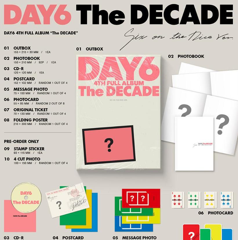 DAY6 4-й полноформатный альбом The DECADE – K-POP альбом