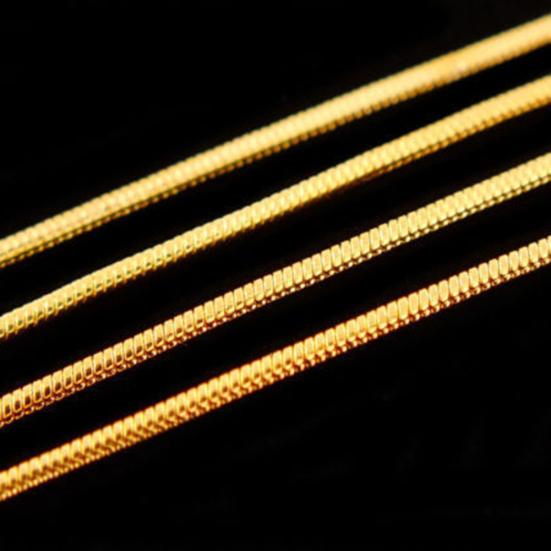 Fashion Men Women Gold Plated Long Snake Chain Necklace Party Club Jewelry Gift