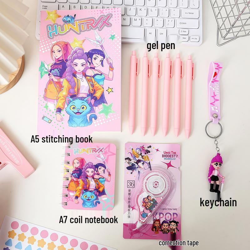 Demon Hunter Girls Stationery Set: Classroom Gifts and Study Supplies for Back-to-School