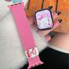 Kreslený roztomilý mašlička magnetický řemínek pro Apple Watch Band Ultra2 49mm 45mm 44 41 42 Correa Band pro Iwatch Series 10 9 8 SE 7 6