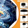 Custom Name Personalized Manchester City Print Umbrella, Auto Open Close, 8‑Rib Sturdy Frame, Commute Camping Hiking Use, Birthday Gift