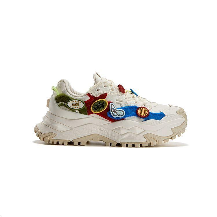 Fila Fusion Non-Slip Low-Top Dad Shoes Gift Box Version Women Sneakers Cream T12W341306FSC