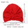 Toddler Head Wrap Winter  Elastic Knotted Rabbit Ear Baby Hat Cotton Headwear Caps