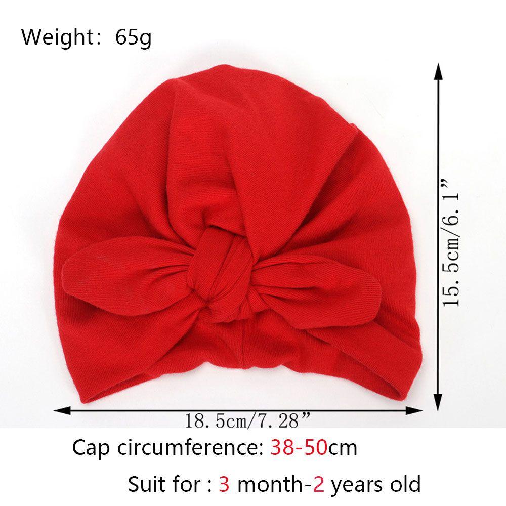 Toddler Head Wrap Winter  Elastic Knotted Rabbit Ear Baby Hat Cotton Headwear Caps