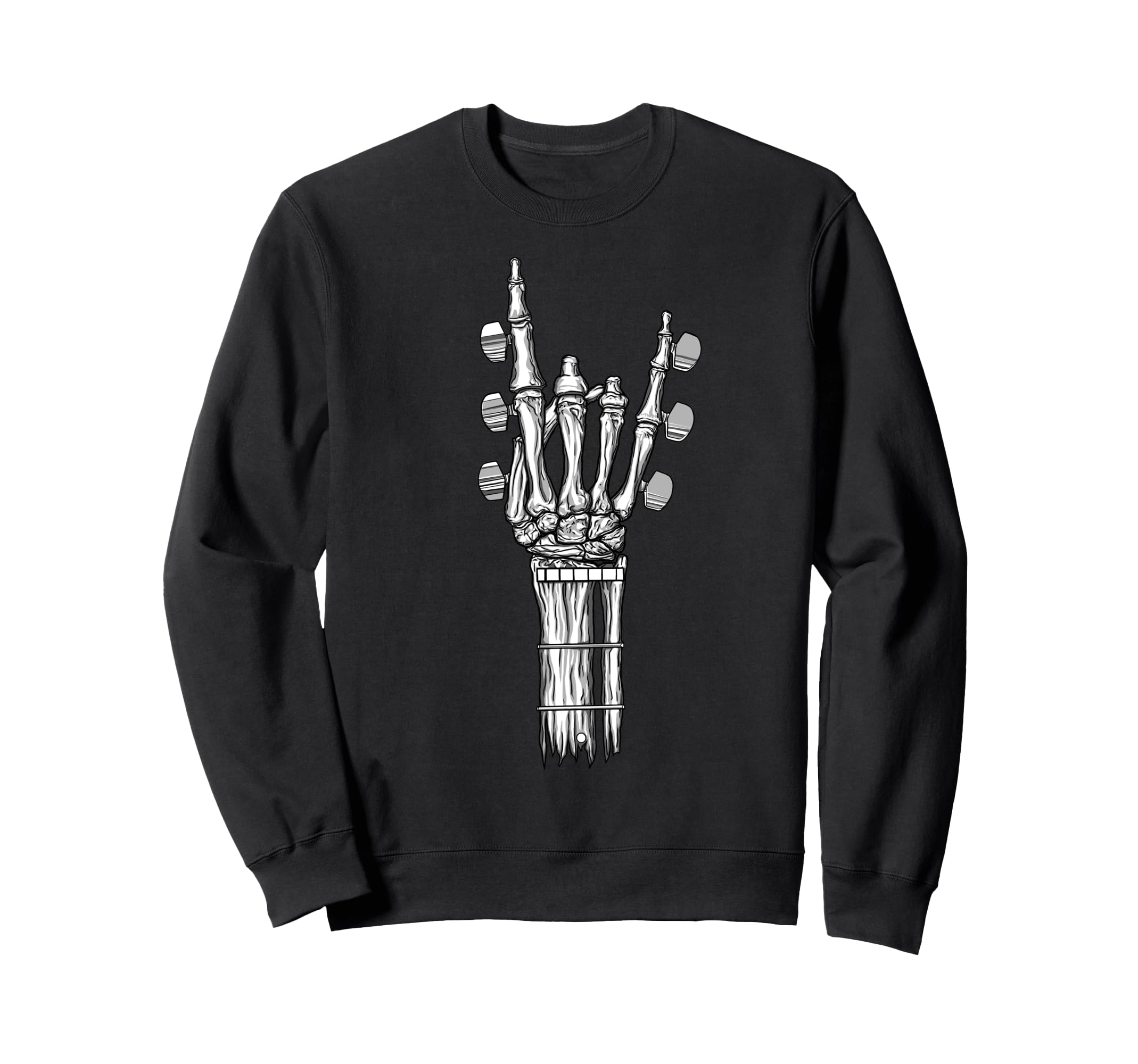 

Silver Rock and Roll Skeleton Guitar Neck Rocker Trainer Hand-on