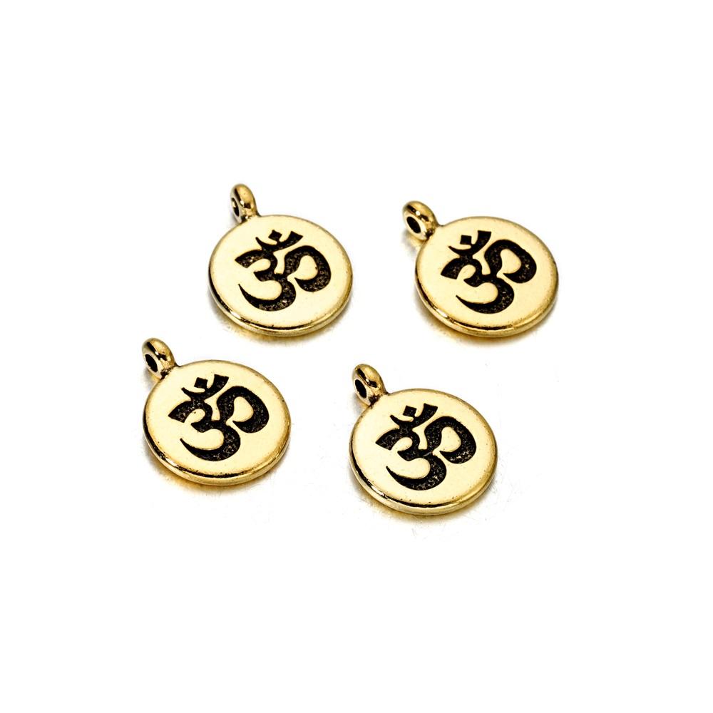 10pcs/lot Antique Chakra Charm Yoga OM Buddha Lotus Charm Pendants For Diy Jewelry Making Findings Bracelet Accessorie