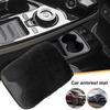 Armrest Cover For Car Automotive Center Console Plush Pad Car Center Console Cover For Truck Interior Vehicle Women Men Office