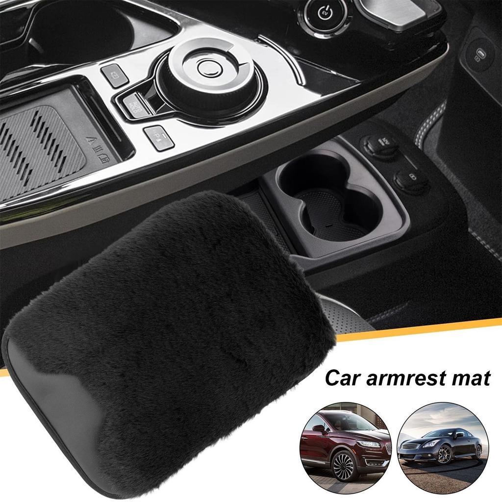 Armrest Cover For Car Automotive Center Console Plush Pad Car Center Console Cover For Truck Interior Vehicle Women Men Office
