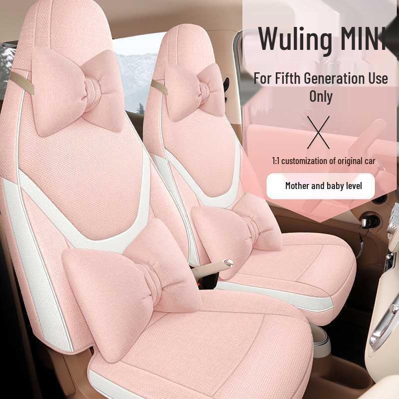 Wuling Hongguang MiniEV Macaron Linen Seat Covers - 5th Gen, 26 Models