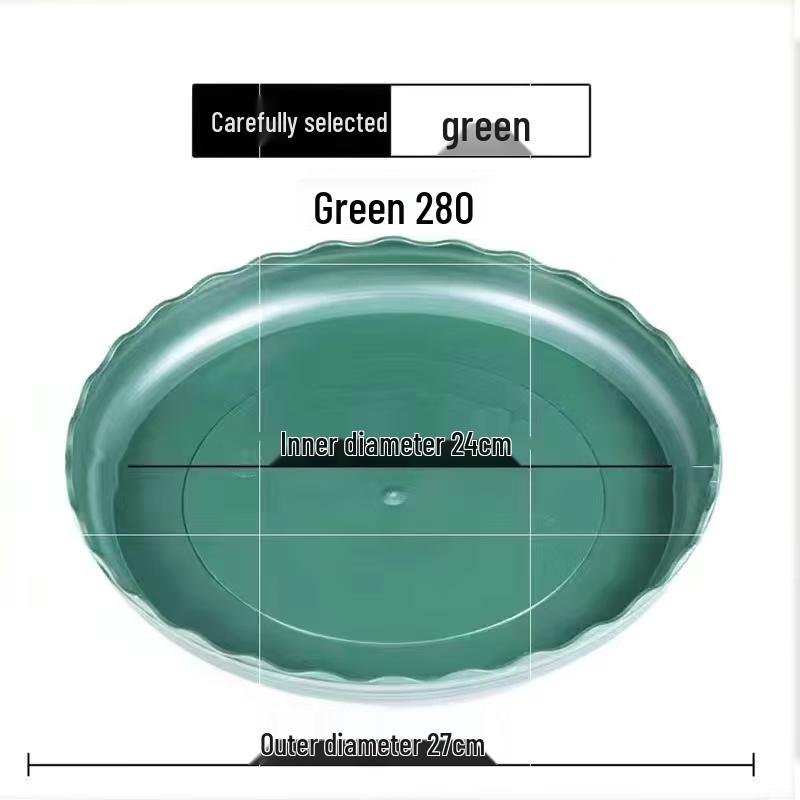 

Thickened Plastic Flower Pot Saucer Set