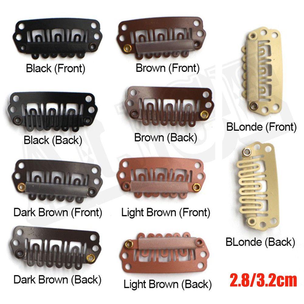 U Shape Metal For Hair Extension Wig Clips Hair Extension Clips Hair Snap Clips Weave Toupee Clips