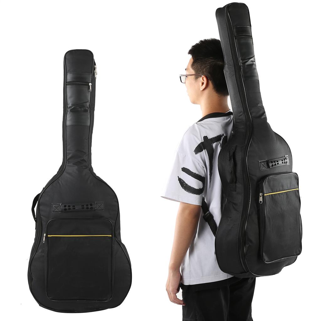 Guitar Storage Bag Oxford Cloth Shoulder Strap or Handheld Type Musical Instrument Packet