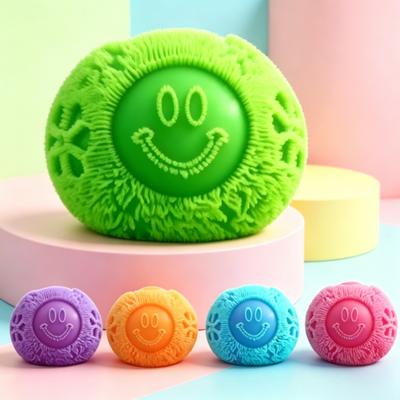 Fuzz  Ball   Soft  Squeeze Toy Stress Relief  Ball  Squeeze Toy Anti-Anxiety Squeeze Object For Focus ADHD Population For Gift !
