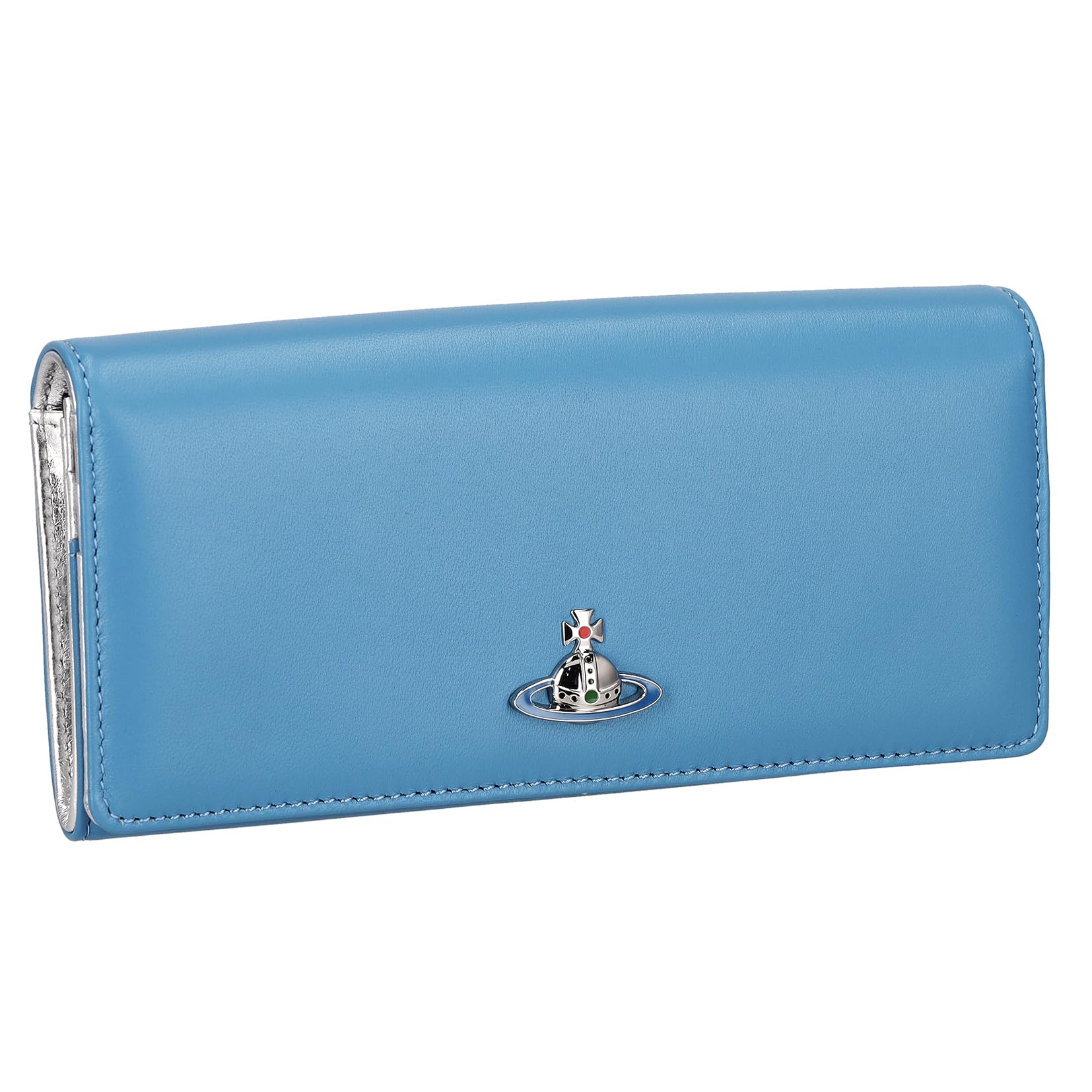 Vivienne Westwood NAPPA Long Wallet (5104007CU) Blue, Women s [Used]