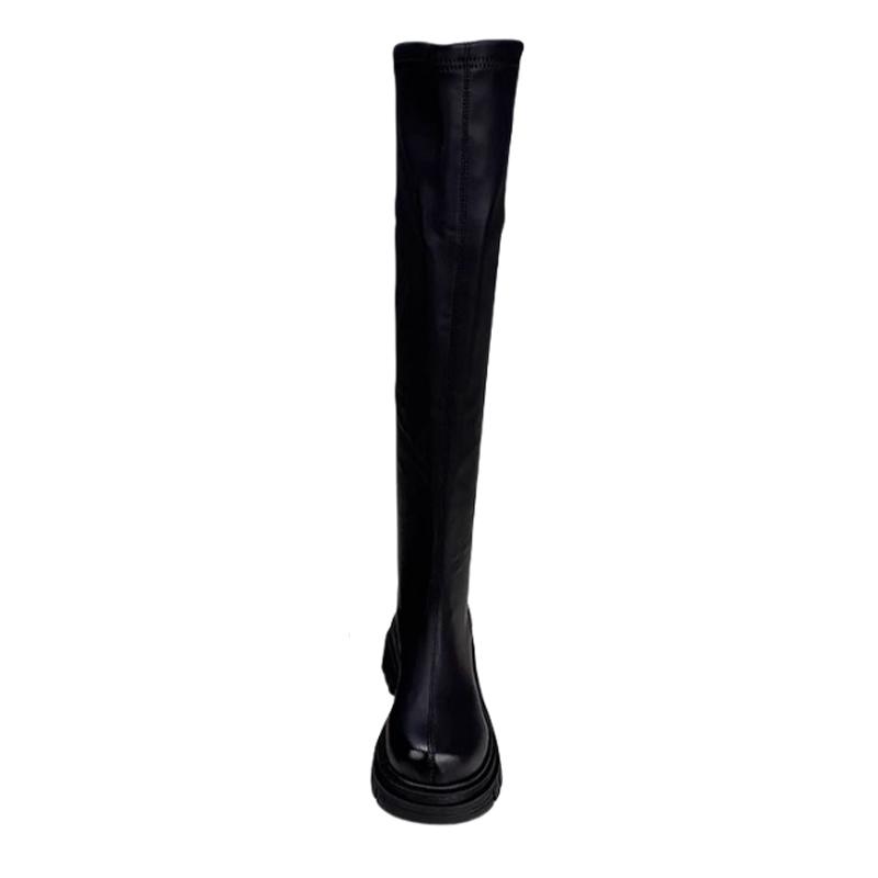 Fashion Flats Women Knee High Boots Platform Fashion Winter Shoes Designer New Woman High Boots 2025 New Brand Goth Mujer Chelsea Botas