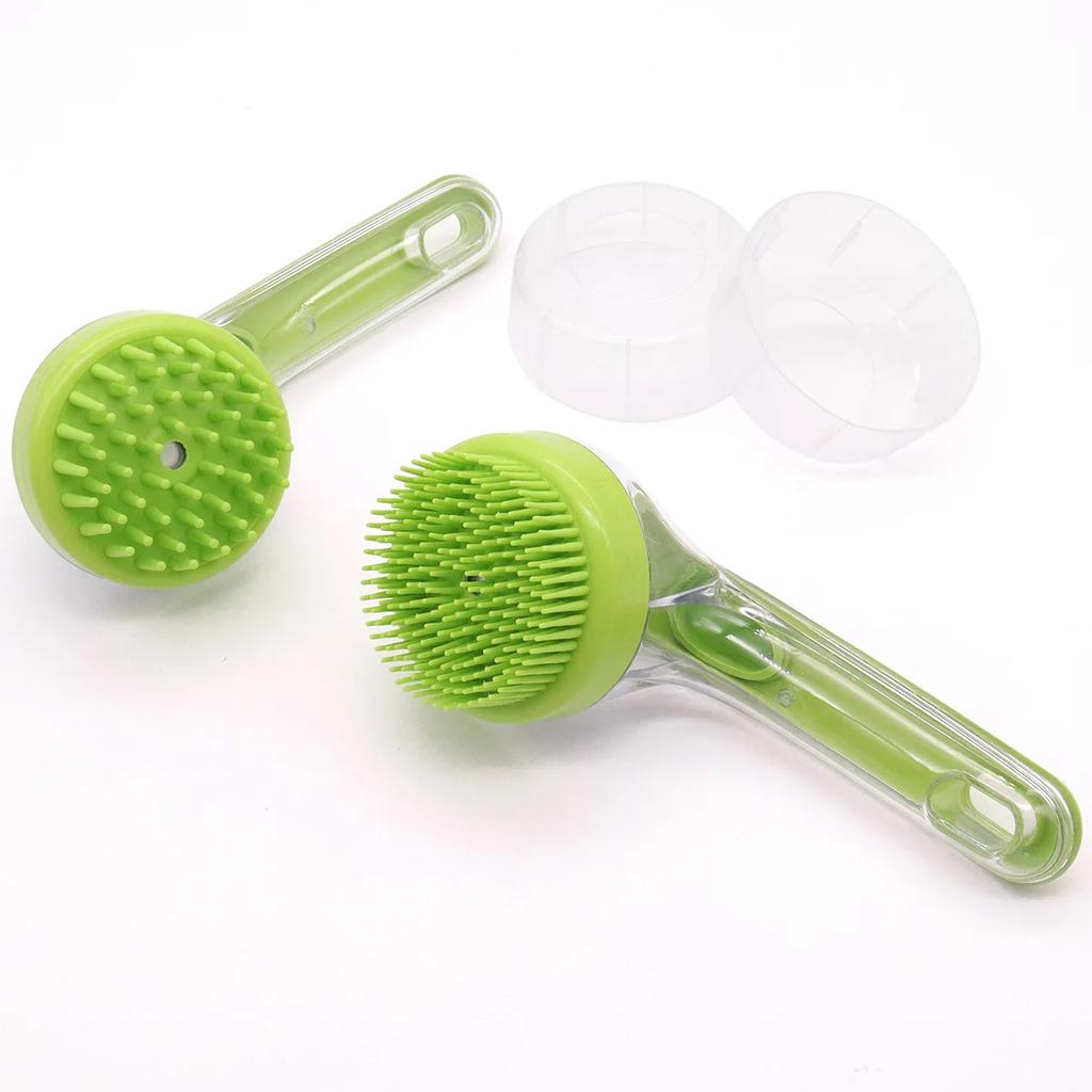 Multifunctional Pet Bath Brush Extended Handle Cat Dog Bath Brush Pet Cleaning Massage Brushes