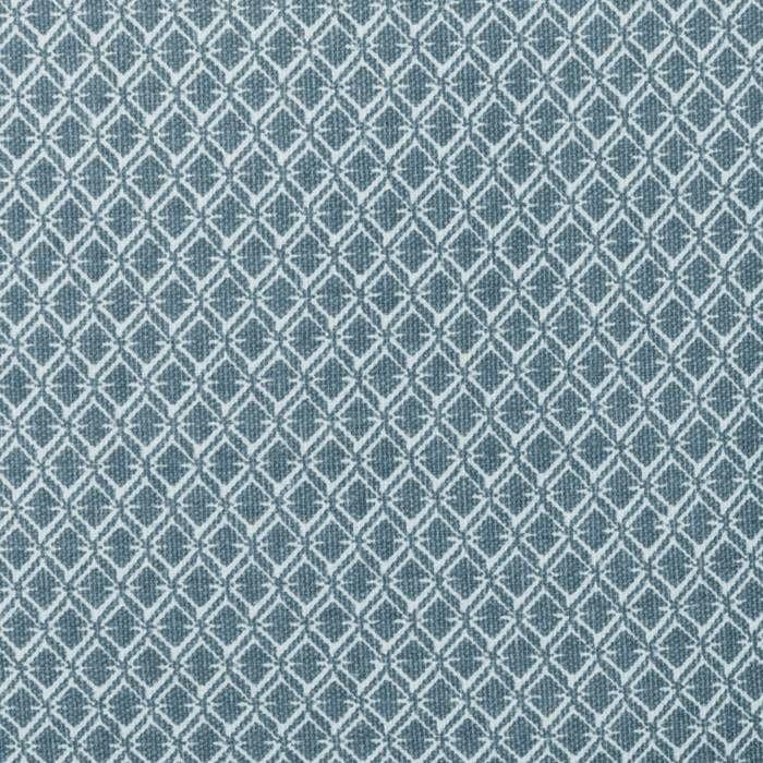 Coussin Motifs "Otto" Bleu Canard 30x50cm - Atmosphera Createur D'interieur