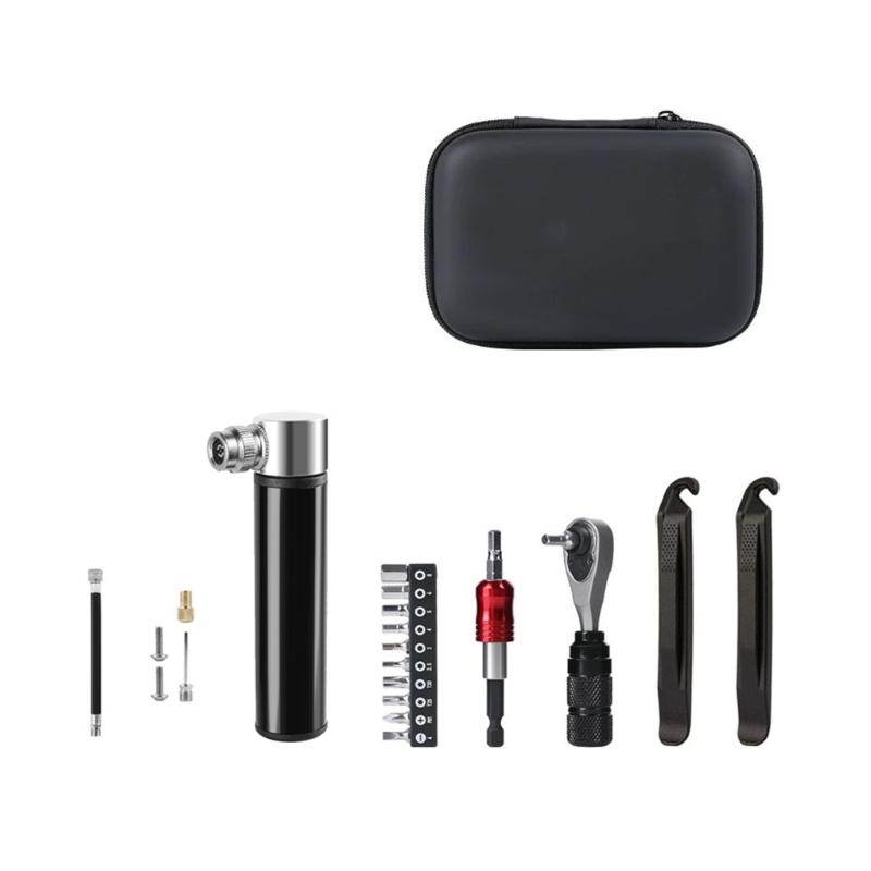 Multipurpose Ratcheting Wrenches Set Alloys Steel Construction Bike Repair Tool for Bicycles Maintenance