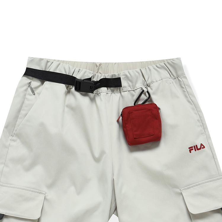 FILA Fusion Street Sport Loose Woven Cargo Pants Women bottoms Camel T11W211801FBG