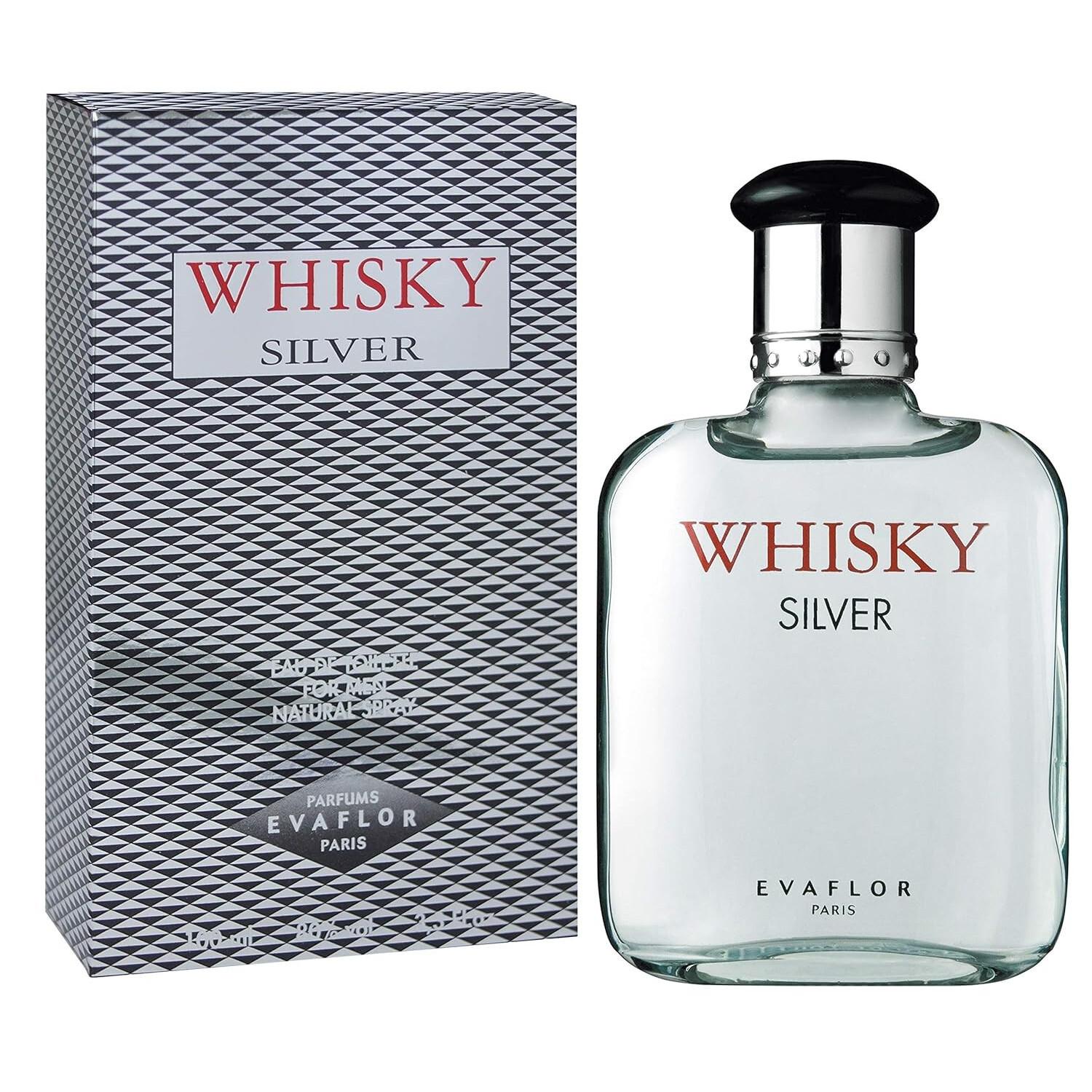 

@ Evaflor Whisky Silver Туалетна вода Спрей Для Чоловіків 100мл