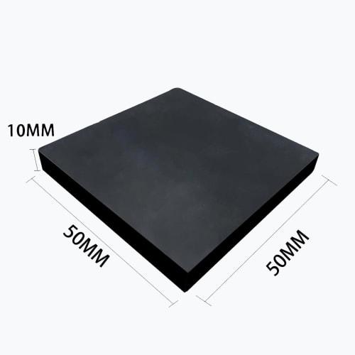 4-Piece Anti-Slip Rubber Blocks, Height Adjustable, Square, Anti-Slip, Cushioning, Scratch-Resistant, Protective, Furniture, Anti-Vibration, Sound-Dam