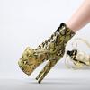 Sexy Women Shoes Pole Dance Shoes Snake Pattern Party Club Platform High-heeled Shoes Striptease Shoes