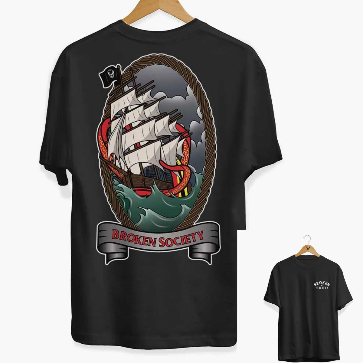 Sacred Heart Tattoo Art Retro Style Summer Casual TShirt Unisexs and Womens Luxury Brand Top M