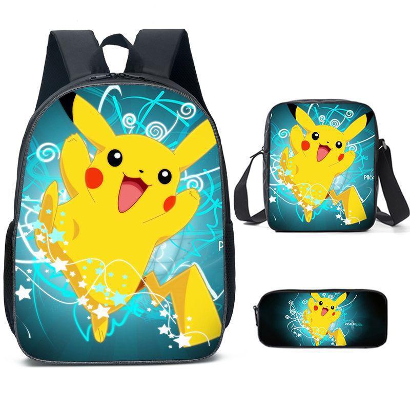 Primary And Secondary School Students Schoolbag Cartoon Backpack Breathable And Wear-Resistant Children'S Backpack Satchel Pencil Bag Set