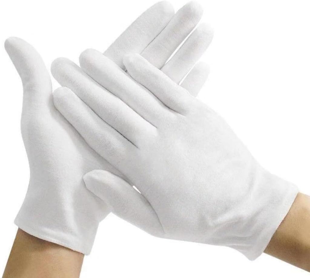 IPPON Cotton 2 Hand Night Inner Atopic Moisturizing for 22 100% Gloves, Unisex, Sizes, 16-Piece Set, Care, Gloves, Gloves, Dermatitis, Gloves, Thin,
