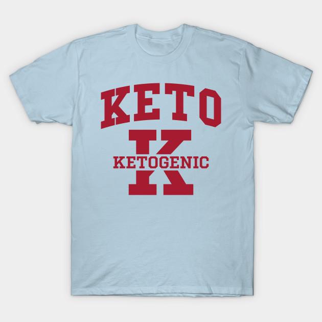 Satın alın Man Funny 100 Cotton TShirt keto ketogenic crimson Print