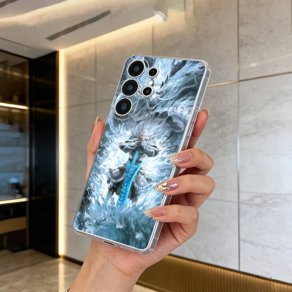 N-Z-Ne-zha Hot anime Clear Phone Case for Samsung S25, S24, S21, S22, S23, S30, Ultra, S20, Plus, FE, Lite