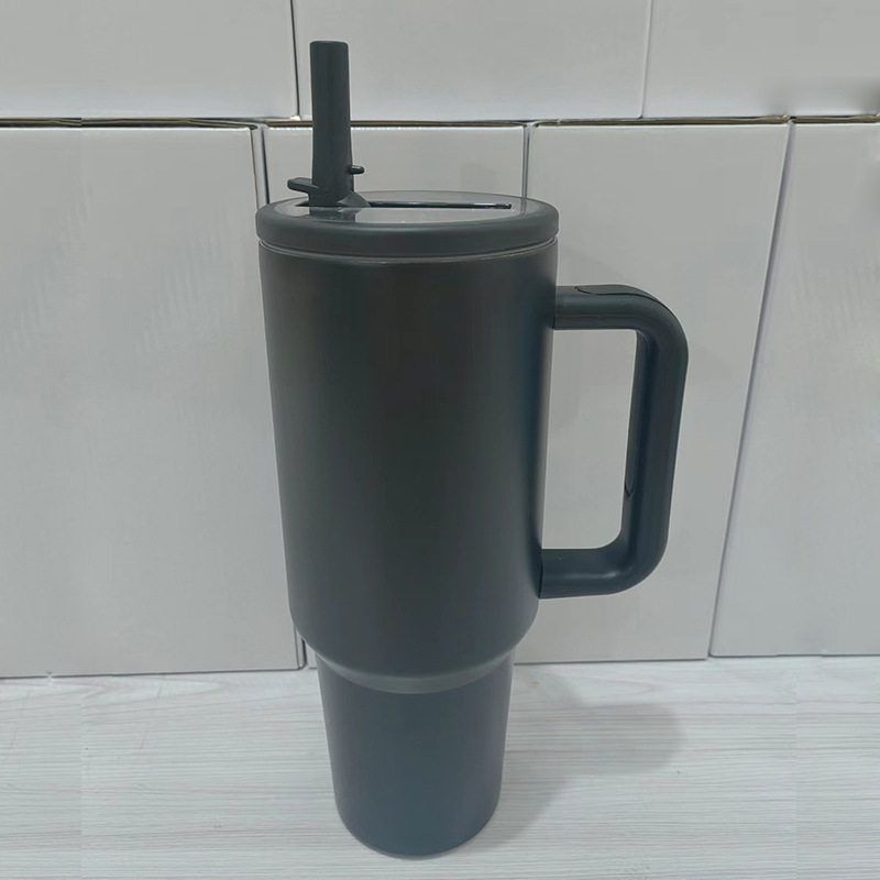 40Oz Cup Large Capacity Vacuum Cup Large Capacity Foldable Cup with Straw Accompanying Car Best Selling Large Ice Cup