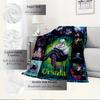 1pc Velvet Ursula Villains Disney The Little Mermaid Bedding Throw Blanket Couch Cover Sofa Throw Gift Home