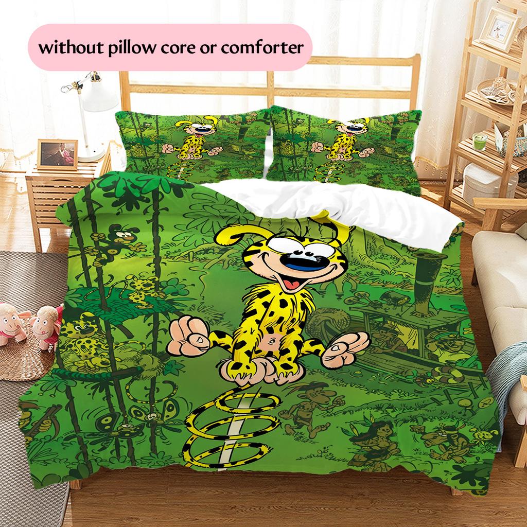 Matthew Pattern Bedding Quilt Set Home Decoration Gift (1 * duvet cover + 2 * pillowcase without core)