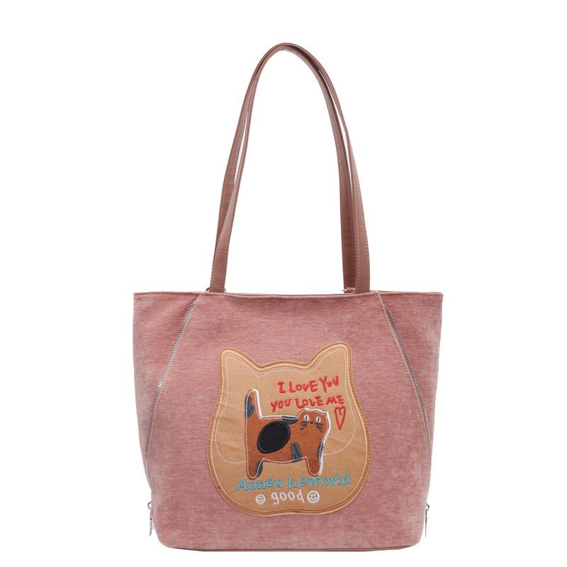 

Leisure Large Capacity High-end Women s New Autumn and Winter Commuting Backpack, Single Shoulder Tote Bag рожевий