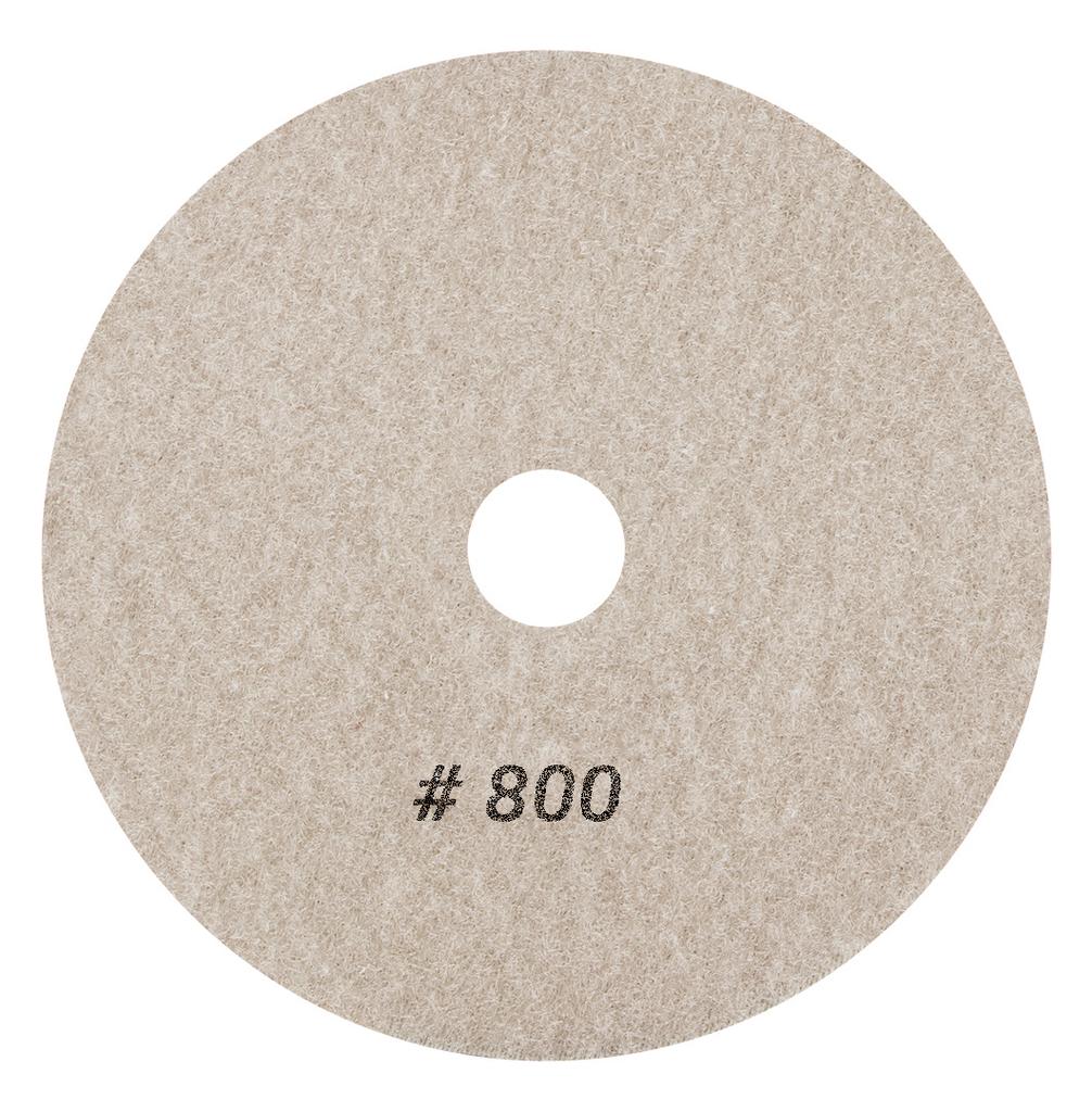 Polishing Velcro for stoneware 125 mm, K800