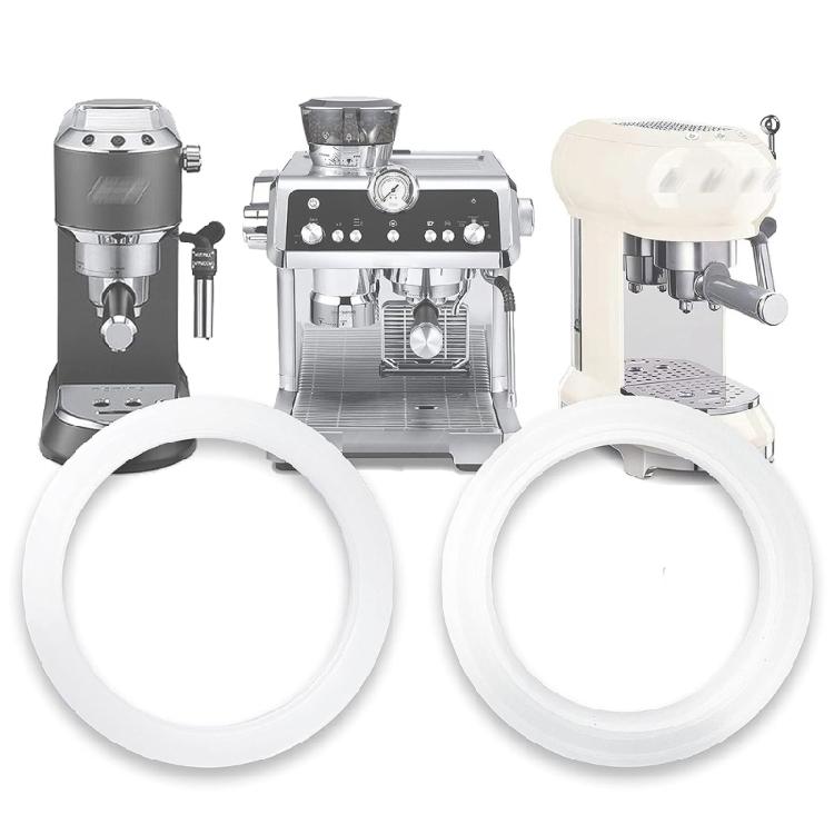 2/4x Silicone Steam Rings Silicone Gasket for EC685/EC680/EC850/EC860 Espresso