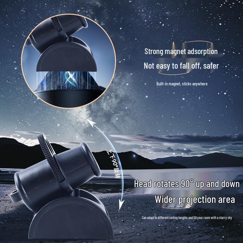 Creative Cannon-Style Earth & Moon Projection Lamp: Atmospheric Night Light & Photography Prop