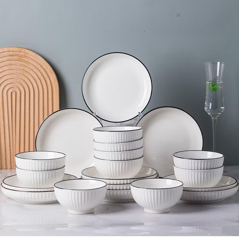 Yipan Minimalist Bone China Dinnerware Set