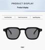 Stylish Polarized Wood Grain Rivet Sunglasses for Women & Men - High-End Look with UV Protection