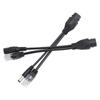 POE Adapter Cable NonStandard Waterproof Injector Splitter  12V(White )