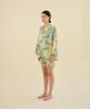 [2Dreamers] Flower Print Silk Pajamas [Shipped from Korea] 100% Authentic