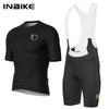 Men's Cycling Jersey Set Summer Biking Clothing Road Bike Jersey Short Sleeves Breathble Bib Shorts Pants Padded for Men
