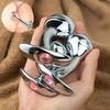 3 Size Stainless Steel Metal Butt Anal Plug No Vibrating/Vibrating Anal Plug Stimulator Anal Sex Toys for Women Man Masturbator