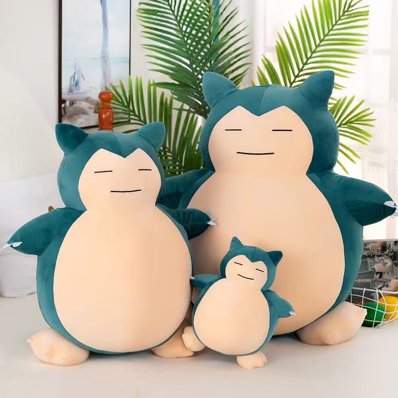 30/50cm Snorlax Plush Toys Cartoon Japan Anime Monster Elf Plush Doll Soft Stuffed Animal Doll Birthday Gift For Girls