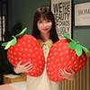 Large Strawberry Plush Pillow For Girls Ins Style Fruit Cushion Toy
