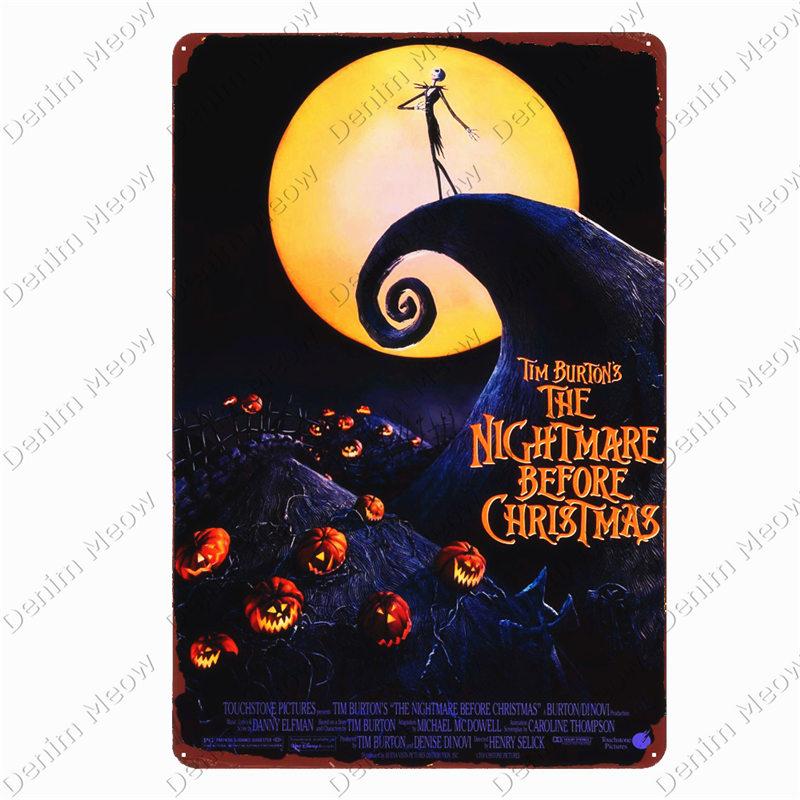 Halloween Party Poster, Happy Halloween Vintage Metal Signs, Bar, Pub, Cafe, Home Decor, Tin Painting, Tin Plate, N369