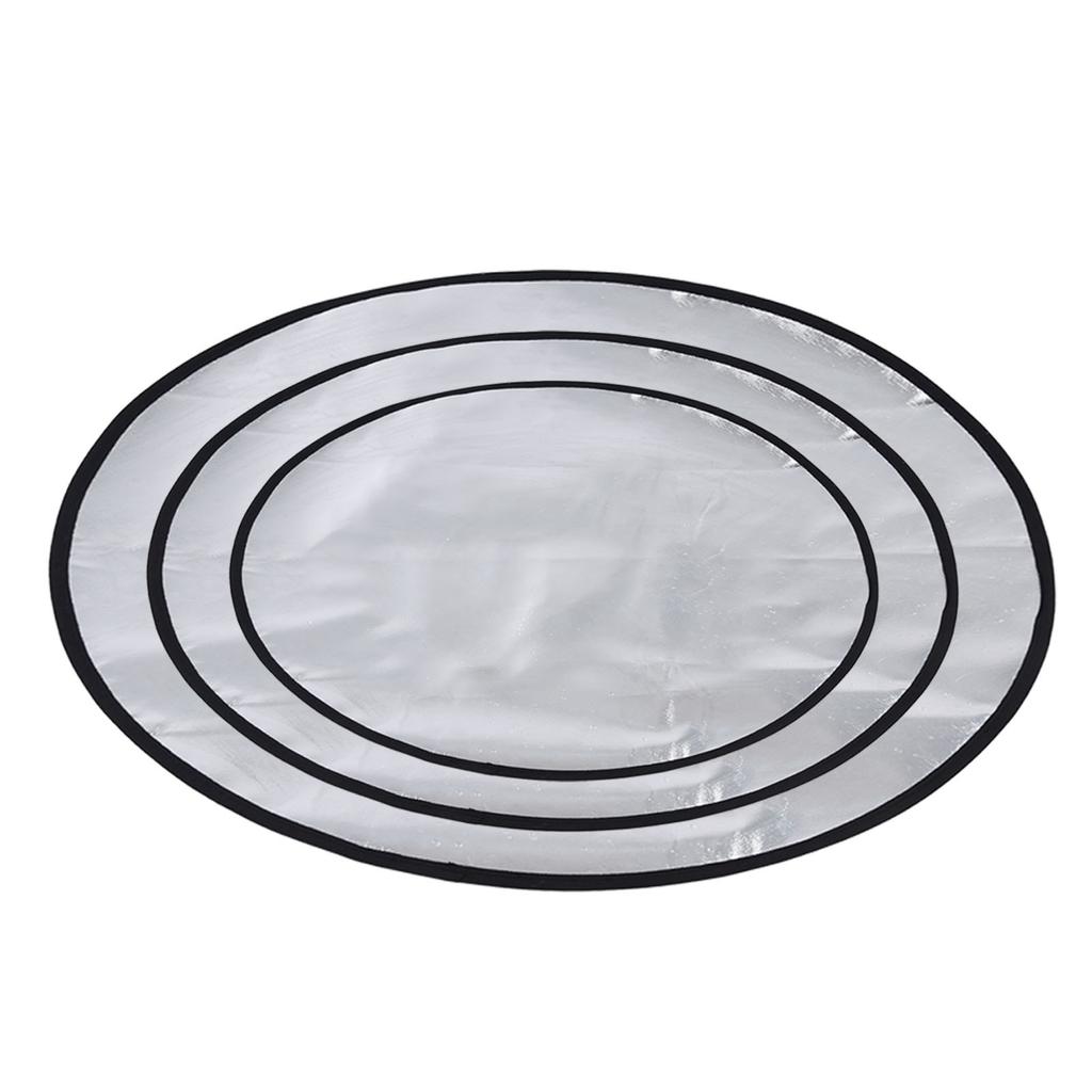 Fire Pit Mat Heat Resistant Grill Deck Protector Double Sided Round Lawn Mat for Outdoor Camping