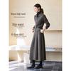 Women's Winter Wool Blend High-Neck Sweater & Skirt Set