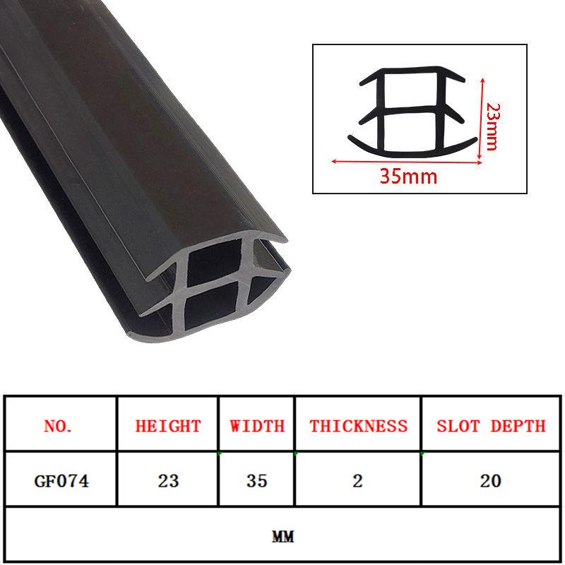 5M FILLABLE 20-36mm T-shape Epdm Extrusion